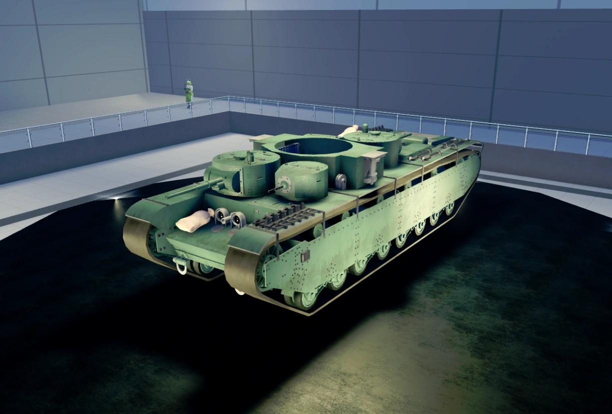 T-35 - Hull in Cursed Tank Simulator